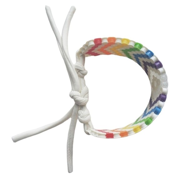 Tie On Perler Bracelet - Picture 6 of 6